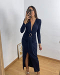Vestido Evelyn Azul Marino