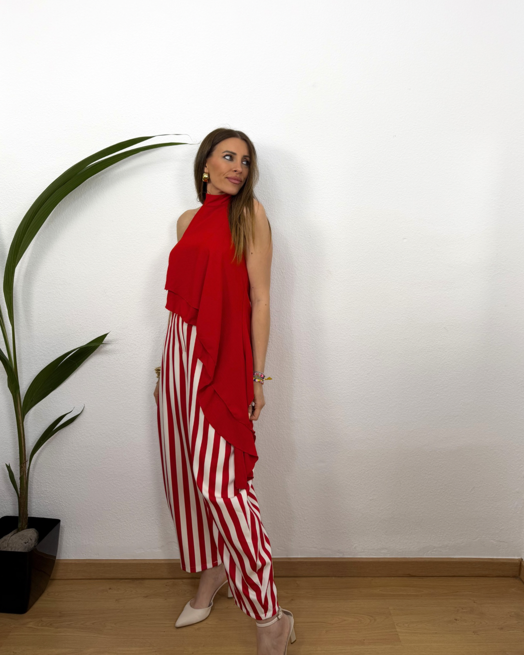 Top Abigaíl Rojo