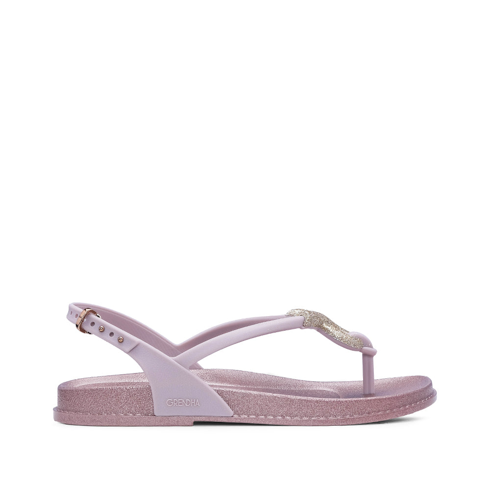 Sandalias de playa beige para mujer