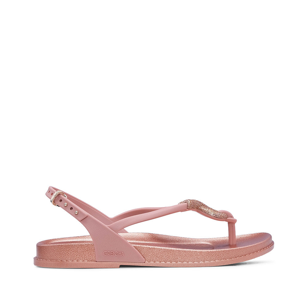 Sandalias de playa para mujer color nude
