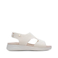 Sandalia cómoda para mujer en color beige