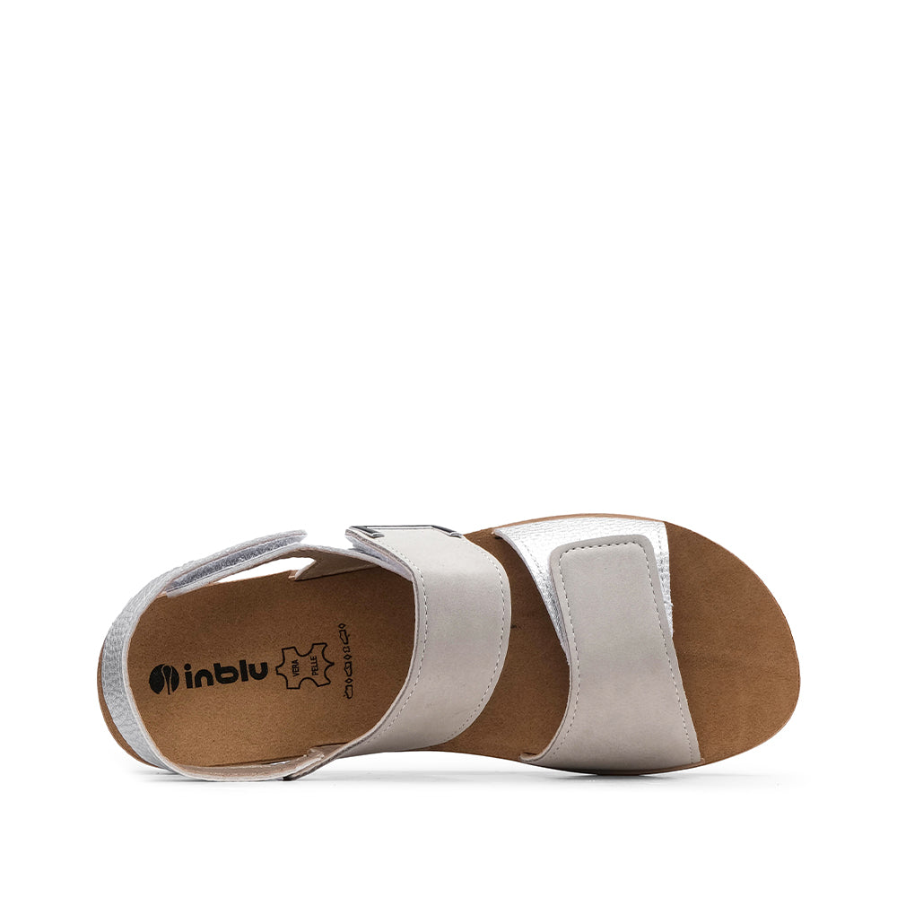 Sandalia Cómoda Mujer Blanca