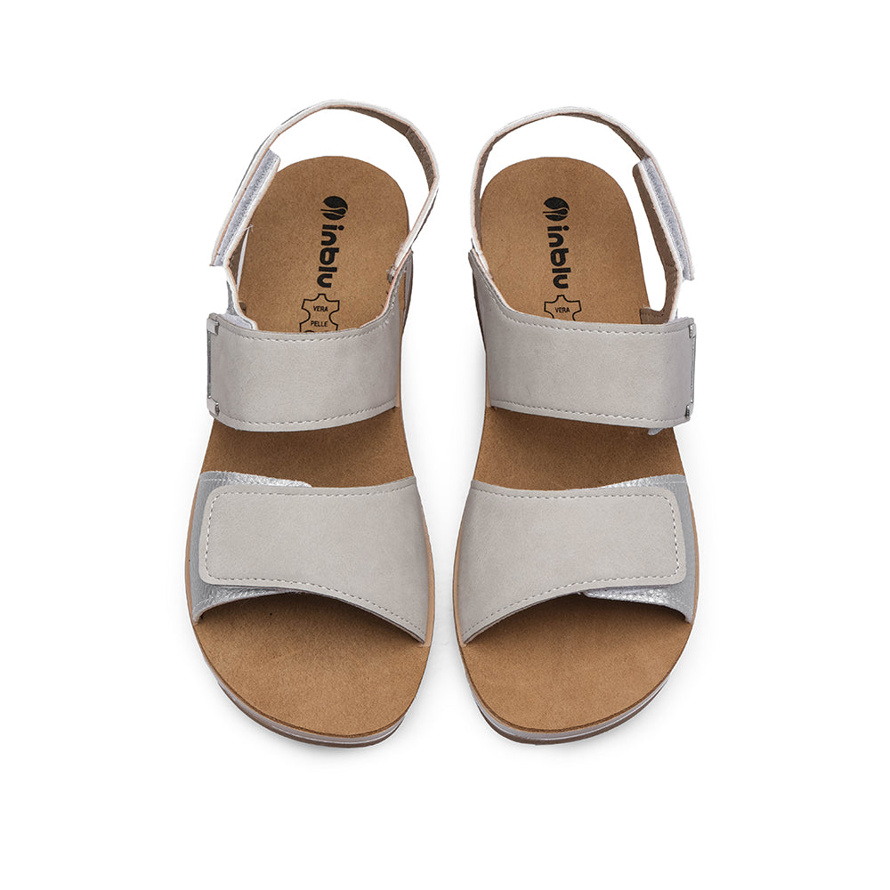 Sandalia Cómoda Mujer Blanca