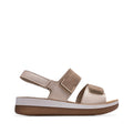 Sandalia Confort Mujer Topo