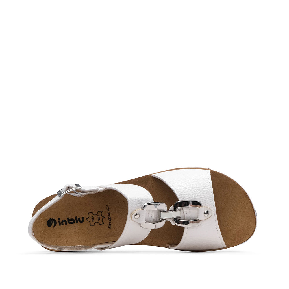 Sandalia Confort Mujer Blanco