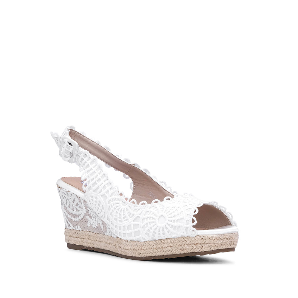 Sandalias Alpargatas Mujer Blancas