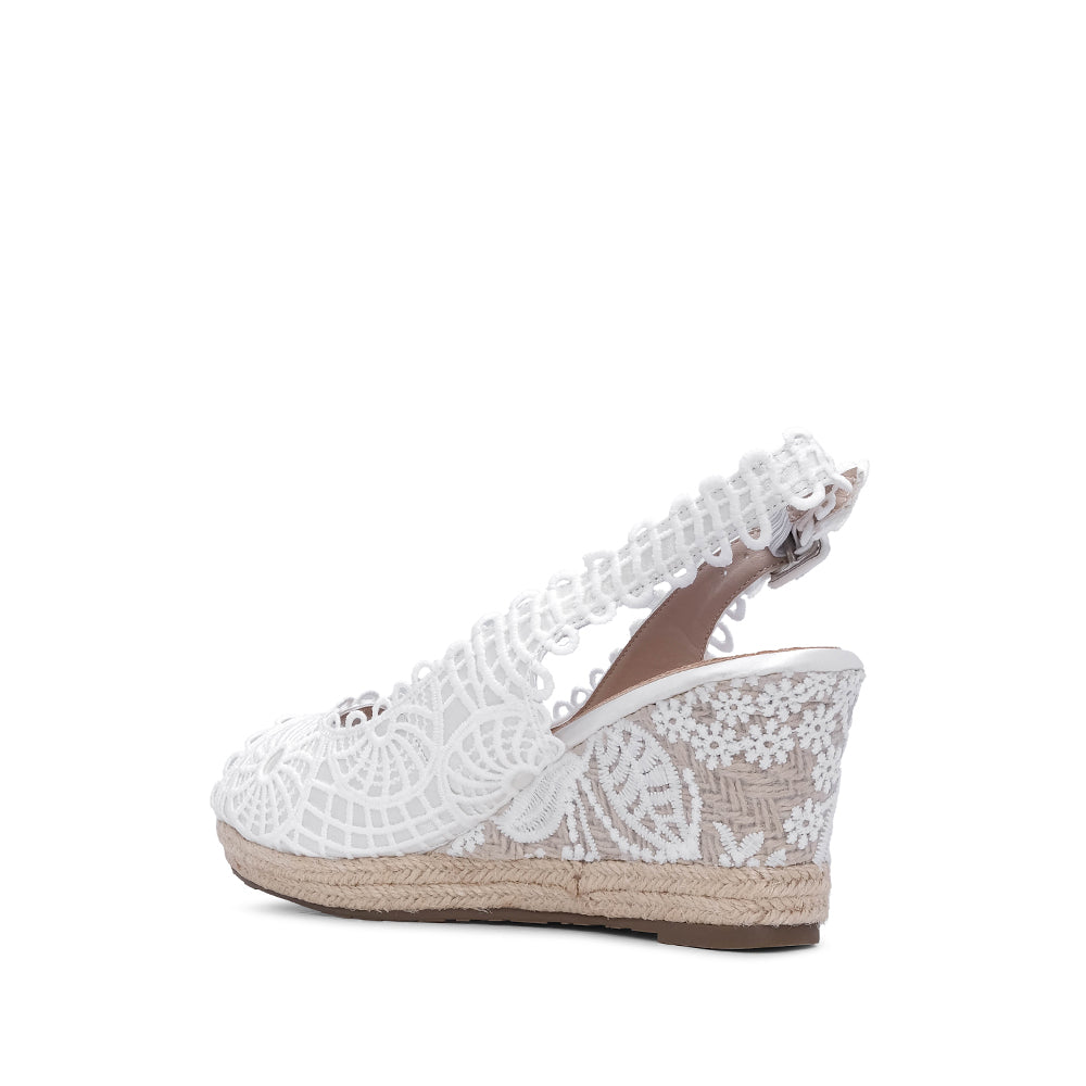 Sandalias Alpargatas Mujer Blancas
