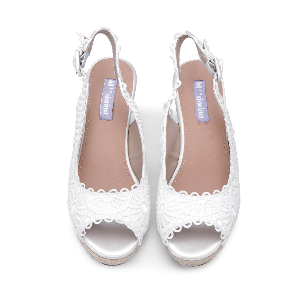 Sandalias Alpargatas Mujer Blancas