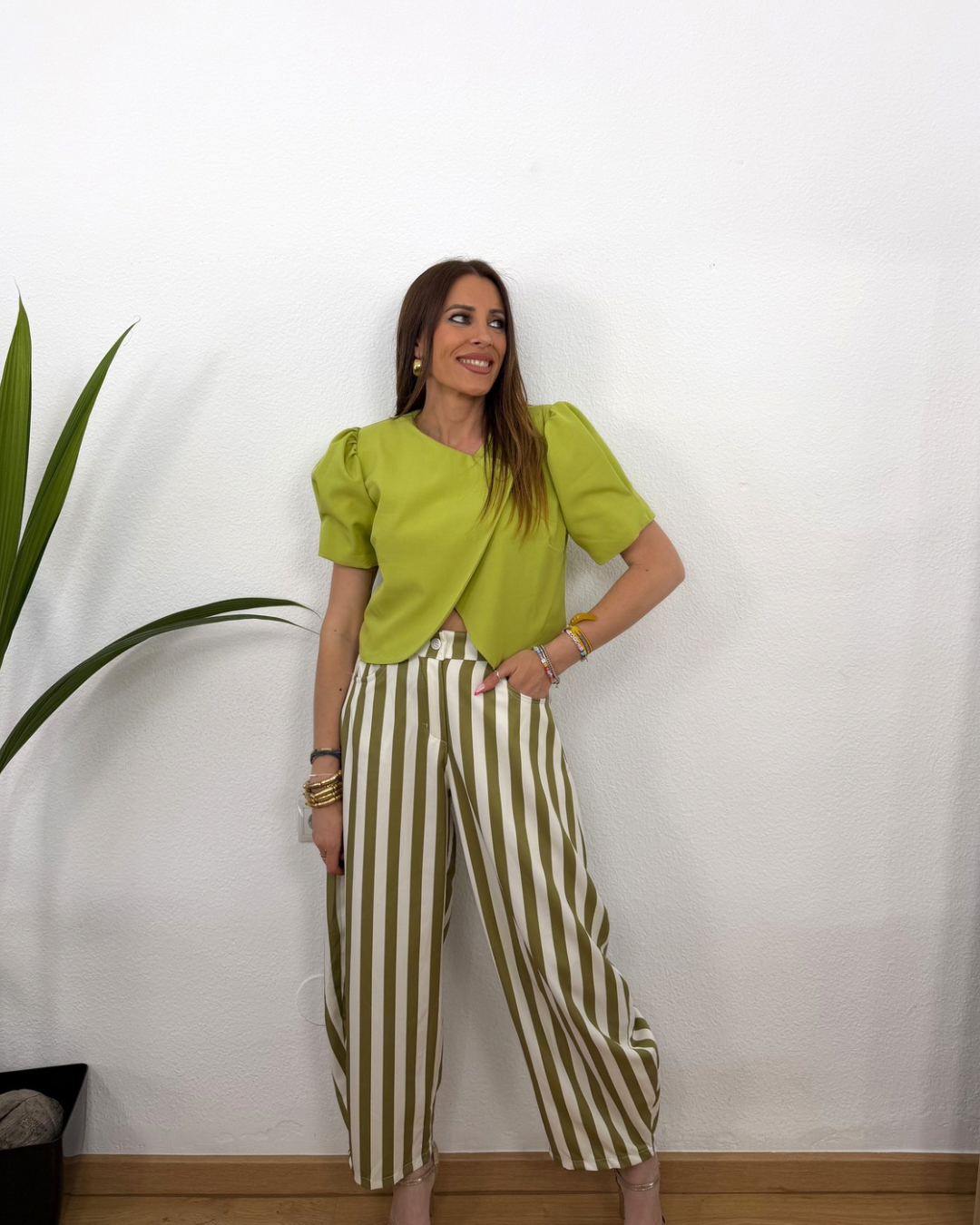 Pantalón Gina Verde
