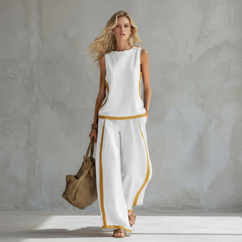 Conjunto Carla™| Conjunto Elegante de Lino