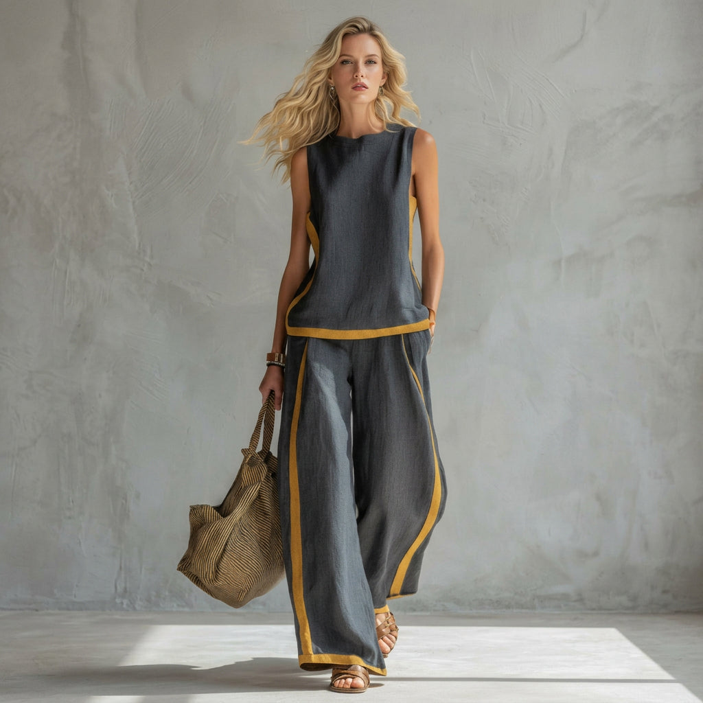 Conjunto Carla™| Conjunto Elegante de Lino