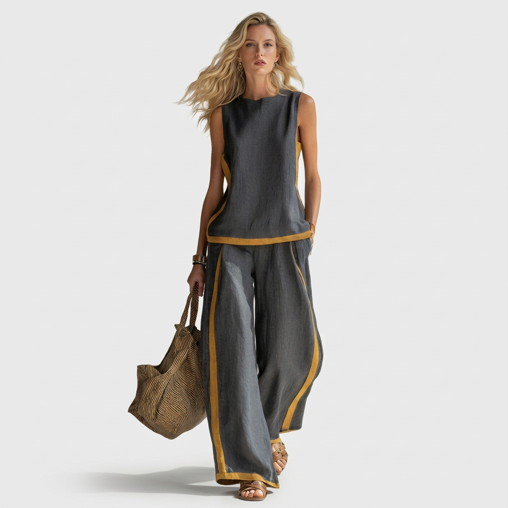 Conjunto Carla™| Conjunto Elegante de Lino